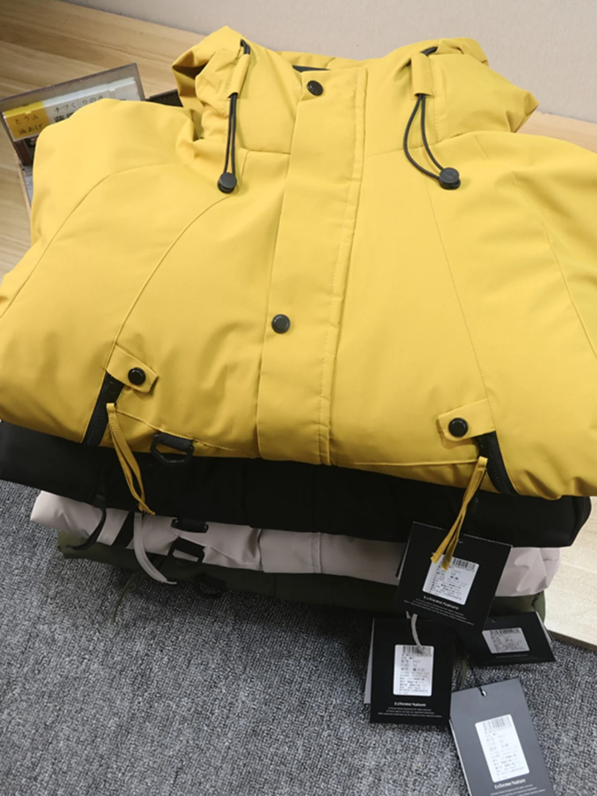 الرجال في الهواء الطلق Thiened مقنعين القطن Jaet الدفء تخزين مقاوم للماء يندبروف سلسلة الجبل Faion Urban Basic Sle