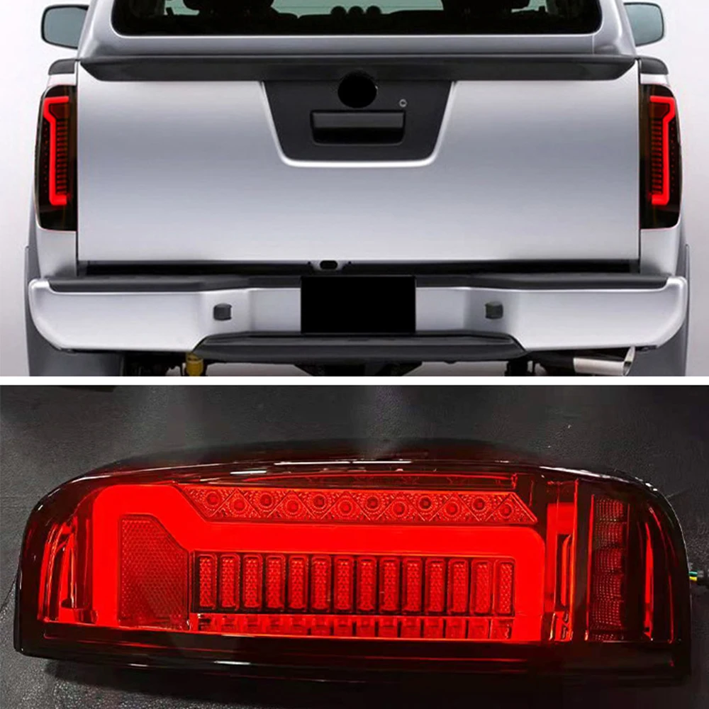 for Nissan Navara D40 Frontier 2005-2015 Driving Brake Lamp Reversing Lamp Dynamic LED Turn Signal Lamp Tail Lights