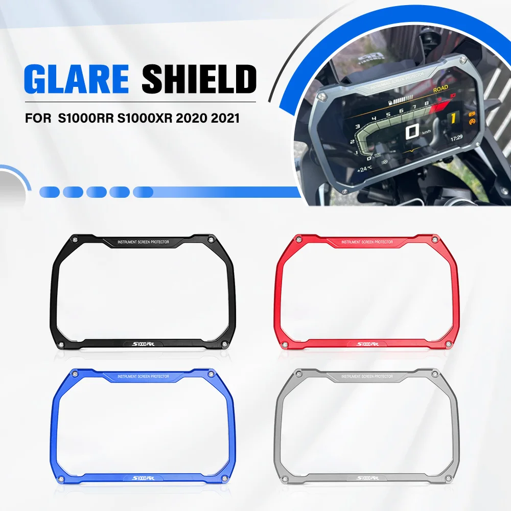 

For BMW S1000RR S1000XR 2020 2021 Motorcycle Meter Frame Cover Screen Protector Protection Parts TFT Anti Theft Screen Protector