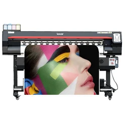 Stampante a getto d'inchiostro Eco da 1.6M 64 pollici macchina da stampa digitale Flex in vinile Banner stampante Eco solvente di grande formato