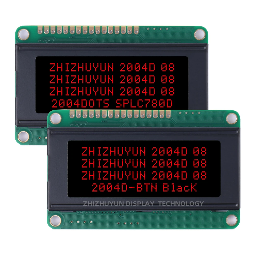 Fabrik Großhandel 2004d LCD-Bildschirm Btn schwarzer Film grüner Text Englisch LCD-Bildschirm hohe Helligkeit Bildschirm