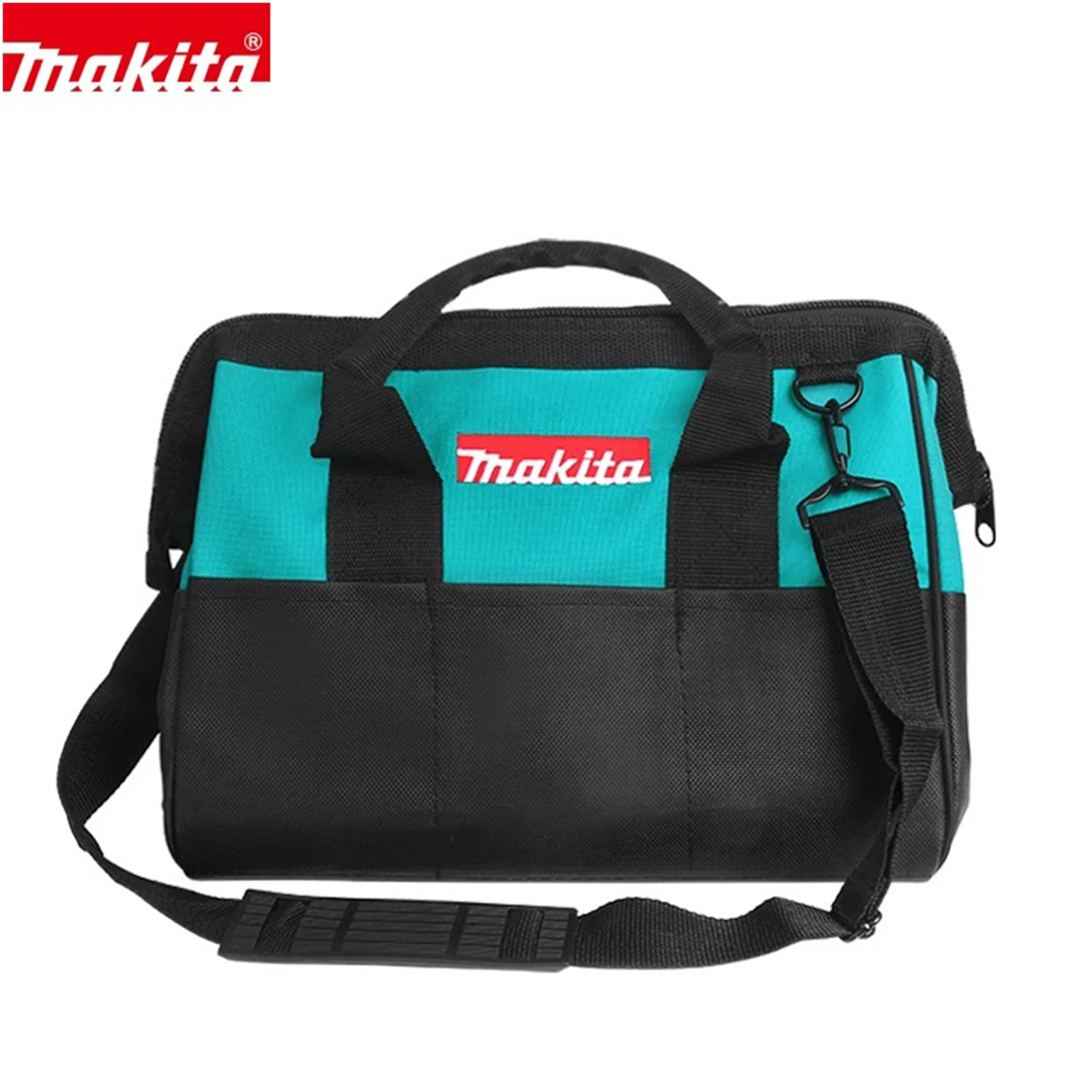 

Японская сумка для инструментов Makita, двухслойная, с внутренними карманами, сумка-тоут, холщовая сумка для хранения инструментов, портативная сумка для переноски инструментов.