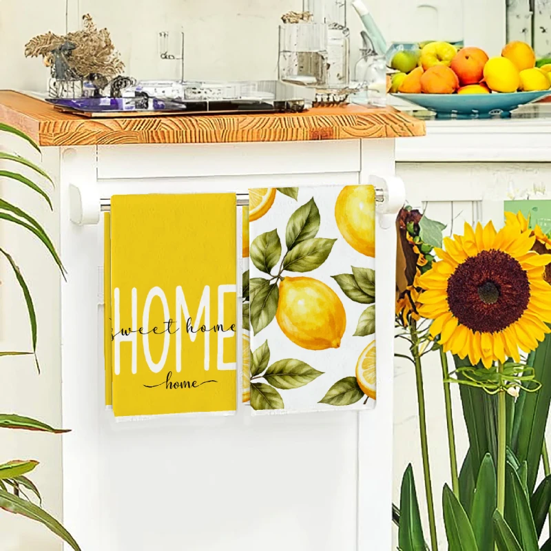 قطعتان، مناشف مطبخ صيفية بتصمي - مراجعة Home Cooking Is The Best وسعره