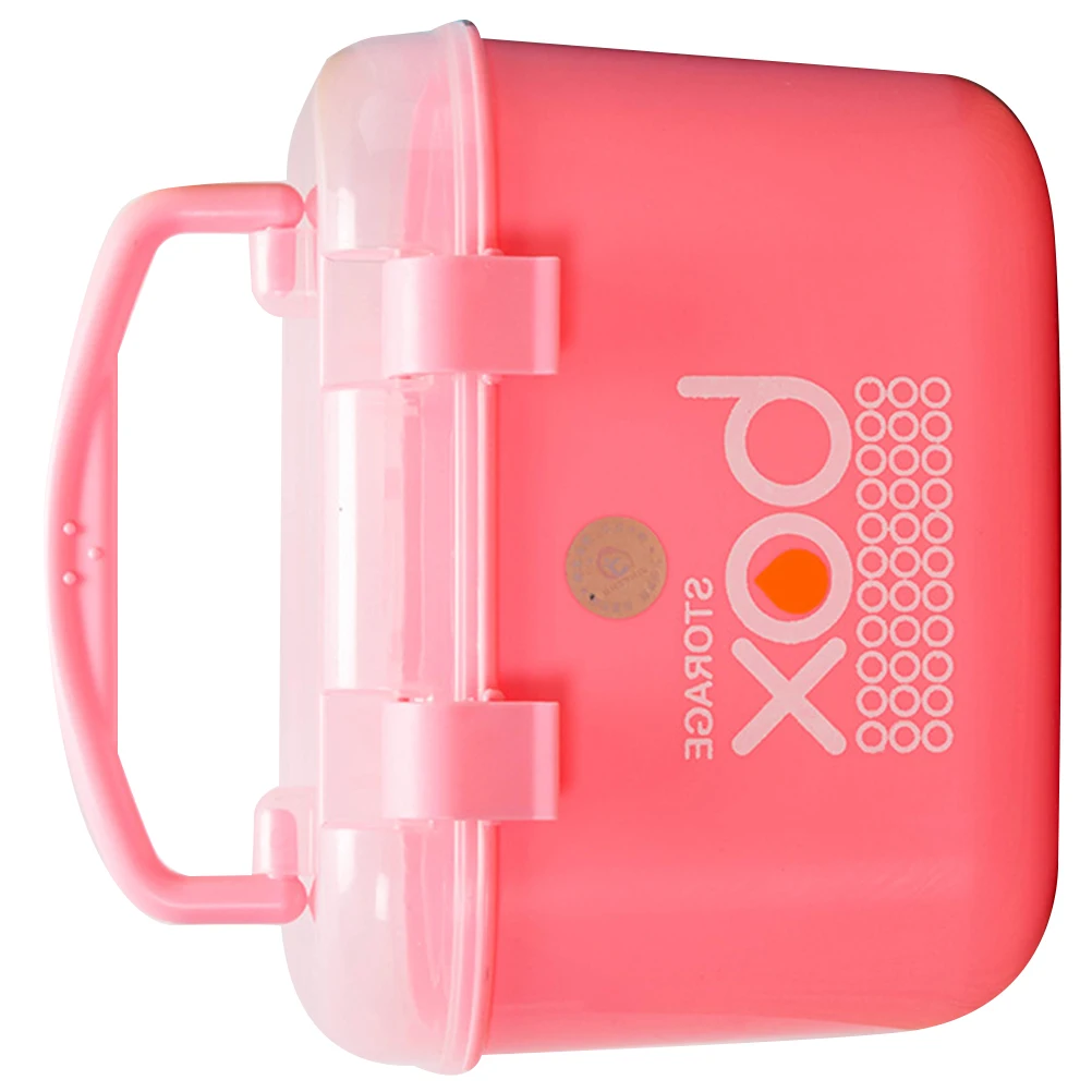 

Plastic Cabinet Portable Medicine Storage Box Household Medicine Case Multi Lattice Medicine Case for Home ( Color)