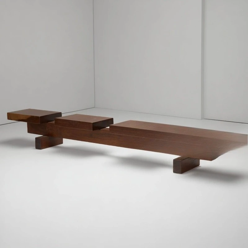 Minimalist Wooden Seat Bench Rest Stool Bed and Breakfast Tea Room Cafe Bench