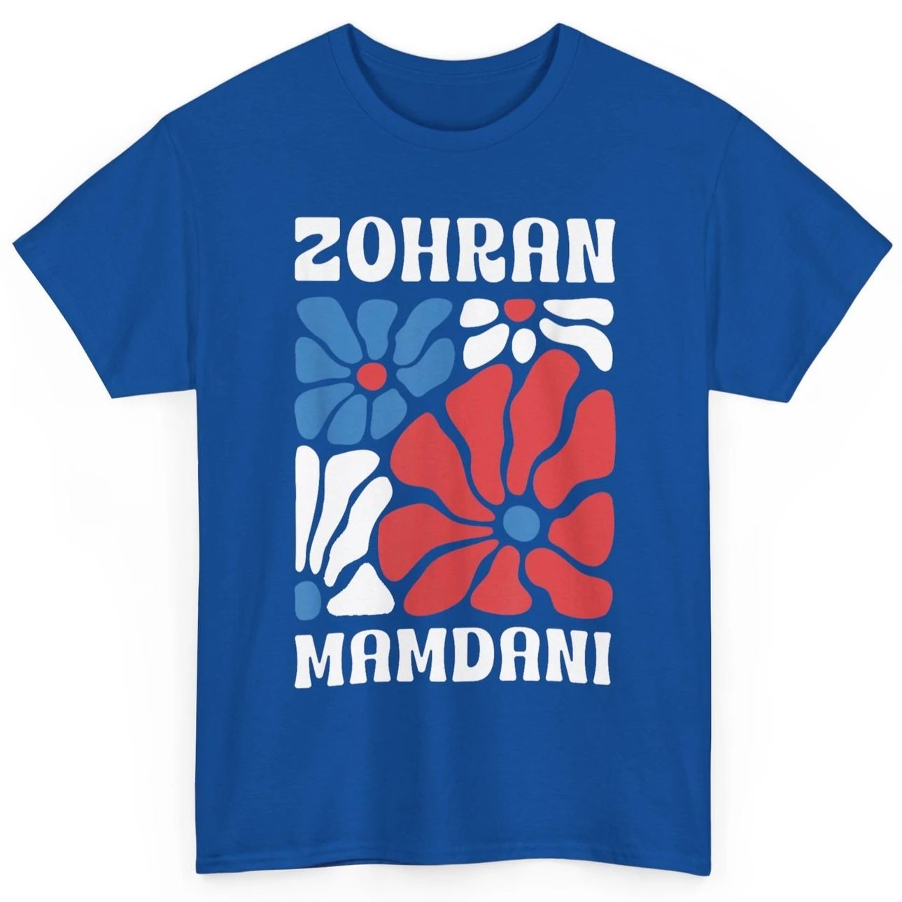 دعم Zohran Mamdani لـ Mayor NYC انتخابات الرجال والنساء المطبوعة القطن التي شيرت طاقم الرقبة قصيرة الأكمام قميص الموضة عادية