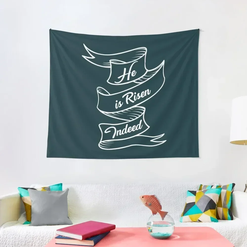 

Christian Easter He Is Risen Indeed Tapestry Wall Hanging Decorative Wall Murals Room Decor Cute Bedroom Decor Tapestry