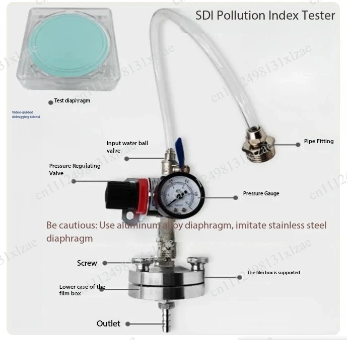 Complete SDI Test Kit FI-47 (QZDY Model), 0.45μm Portable Instrument for Measuring Water Silt Density Index & Membrane Fouling