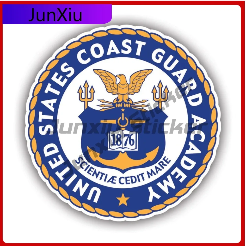 

United States Coast Guard Academy Stickerwaterproof Cute Bumper Waterproof Vinyl Decal For Car Bumpers Outdoor High Quality