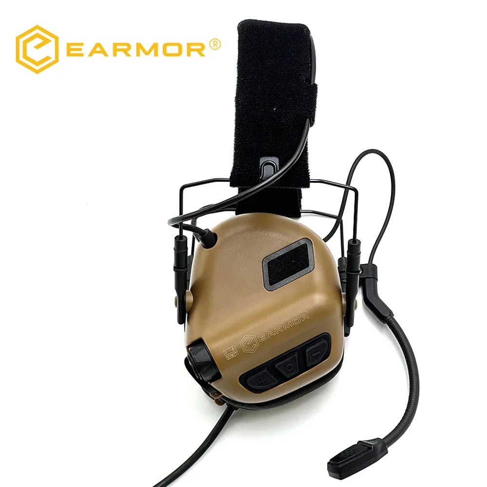 新しい EARMOR M32SE タクティカル ヘルメット ヘッドフォン 電子射撃