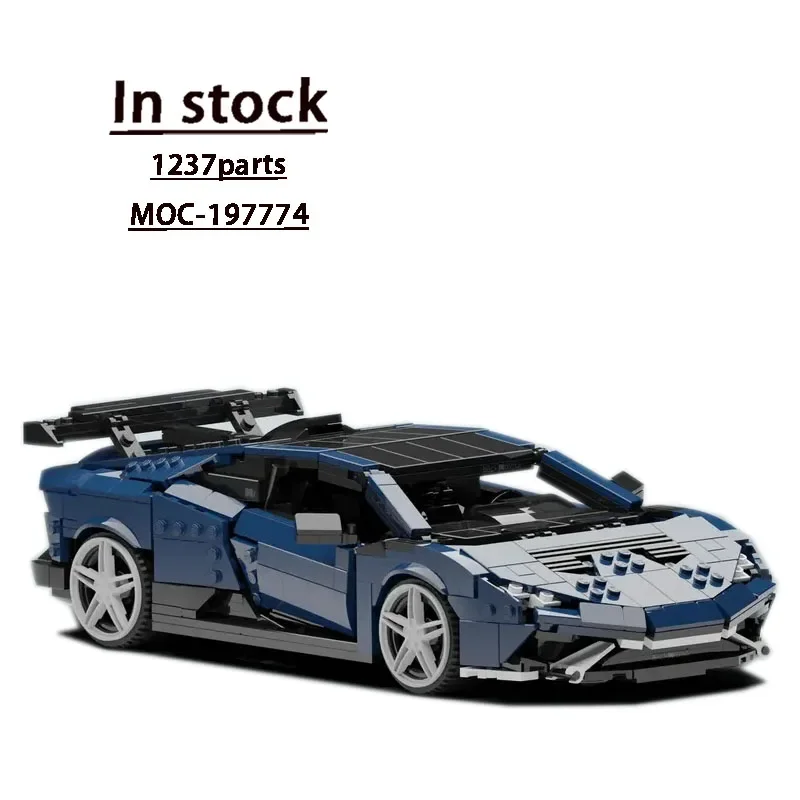 

MOC-197774Classic Sports Car Racing SeriesBuilding Block Model1237Parts MOC Creative Boy Kids ChristmasBuilding Blocks Toy Gifts