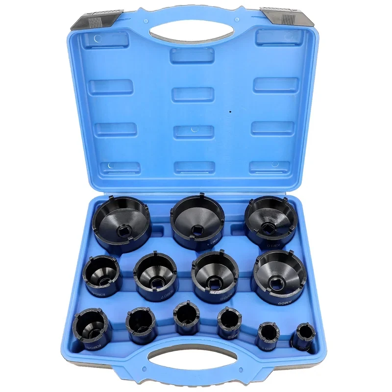 PCS Spindle Kit Ball Joints Axle nut Remove Install ing Hub Groove Nuts Socket