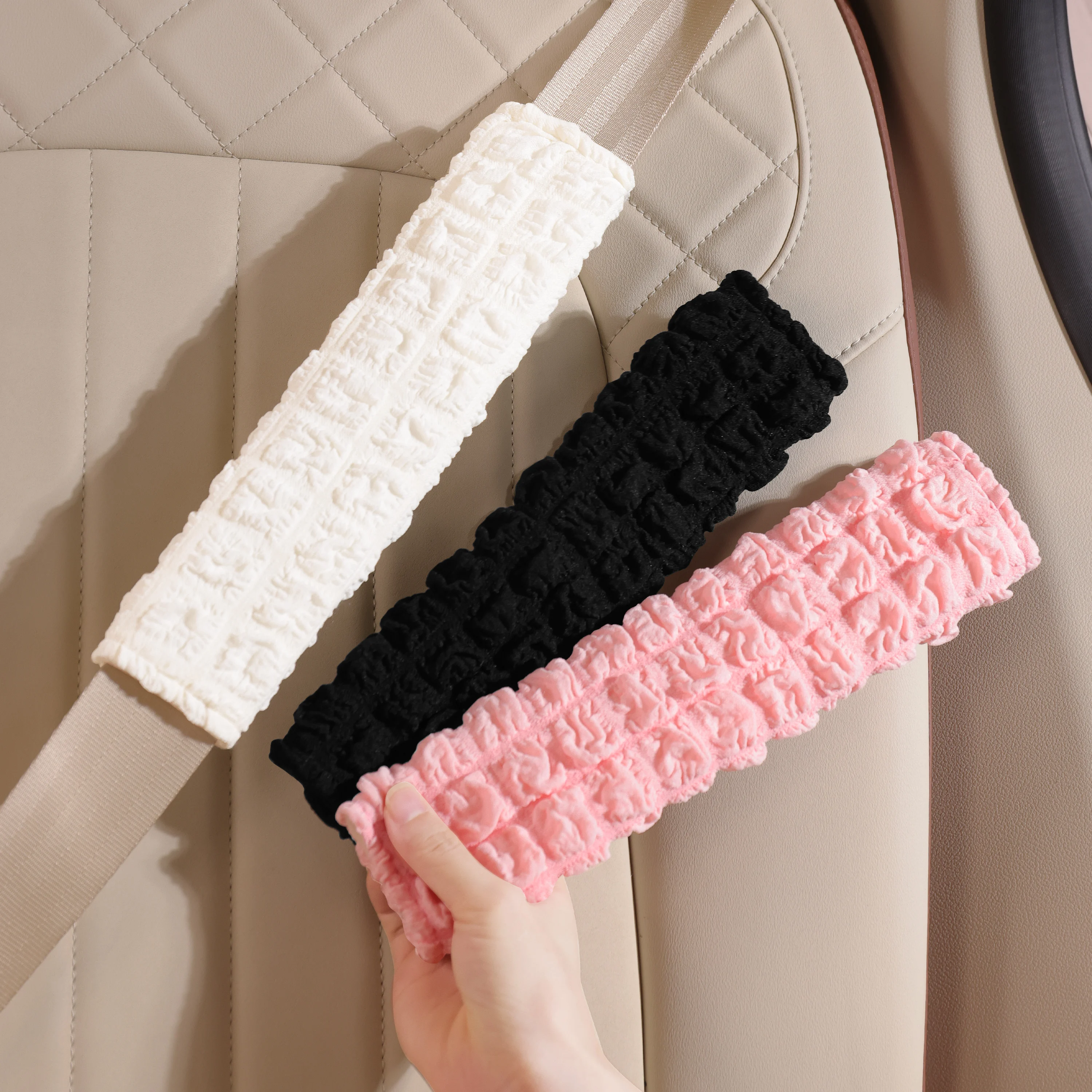 

Универсальный модный чехол для автомобильного ремня безопасности премиум-класса для детей и взрослых, аксессуар для салона автомобиля