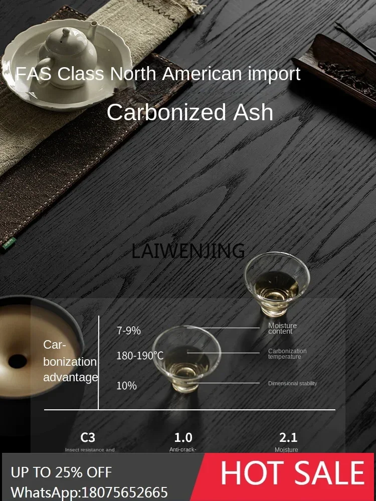 CF black solid wood living room wine cabinet modern simple entrance locker