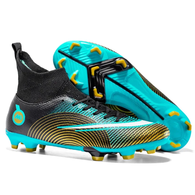 Botas de fútbol TF/FG para hombre, zapatos de fútbol profesionales de alta calidad, tacos de fútbol para adolescentes, zapatillas deportivas antideslizantes para exteriores