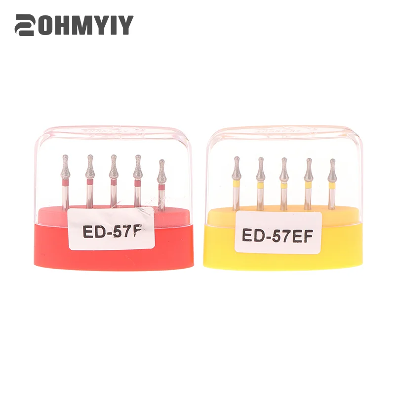 

5 PCS/Box Dental Tooth Contour Trimming Dental Diamond Bur ED-57F/ED-57F, ISO 507/024