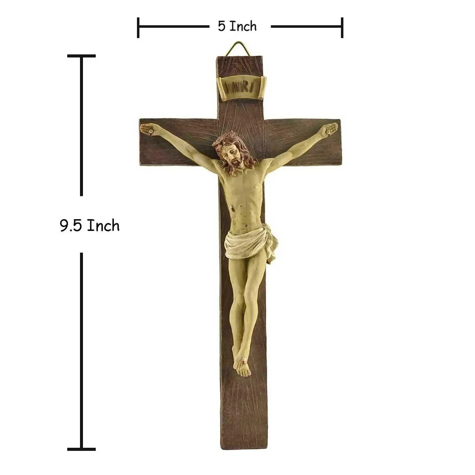 Easter Cross Resin Figurine Home Office Desktop Decoration Religious Holiday Ornament Gift Tabletop Art Sculpture For Christian