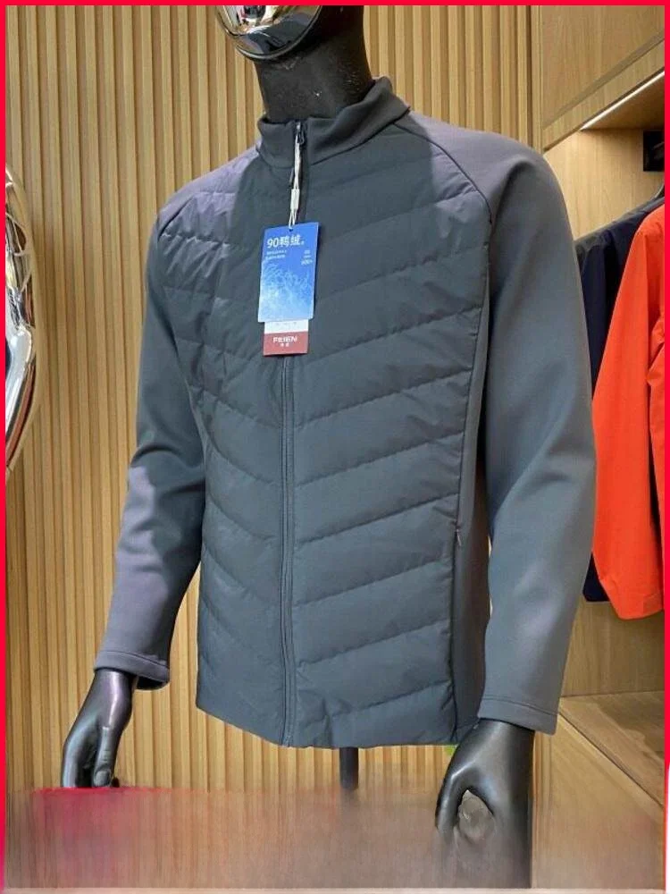 

Outdoor Replacement Series Men's down Jaet 90 Du down Spor Casual Lightweight Warm Stand Collar Zipper Polyester Fiber