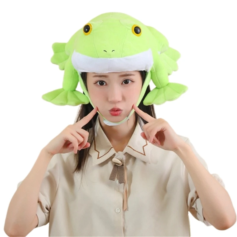 

Unique Stuffed Animal Hat Christmas Carnivals Teens Adult Photography Hat