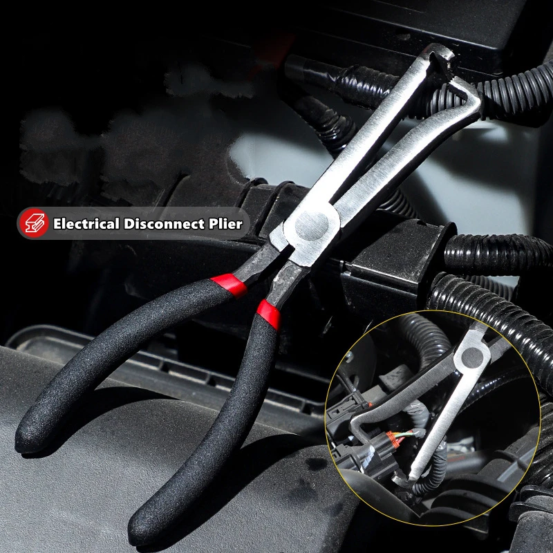 Pince de déconnexion électrique pour voitures, pince de retrait de fil de ligne de carburant, tuyau d'huile, pince séparée pour outils de réparation automobile de moto