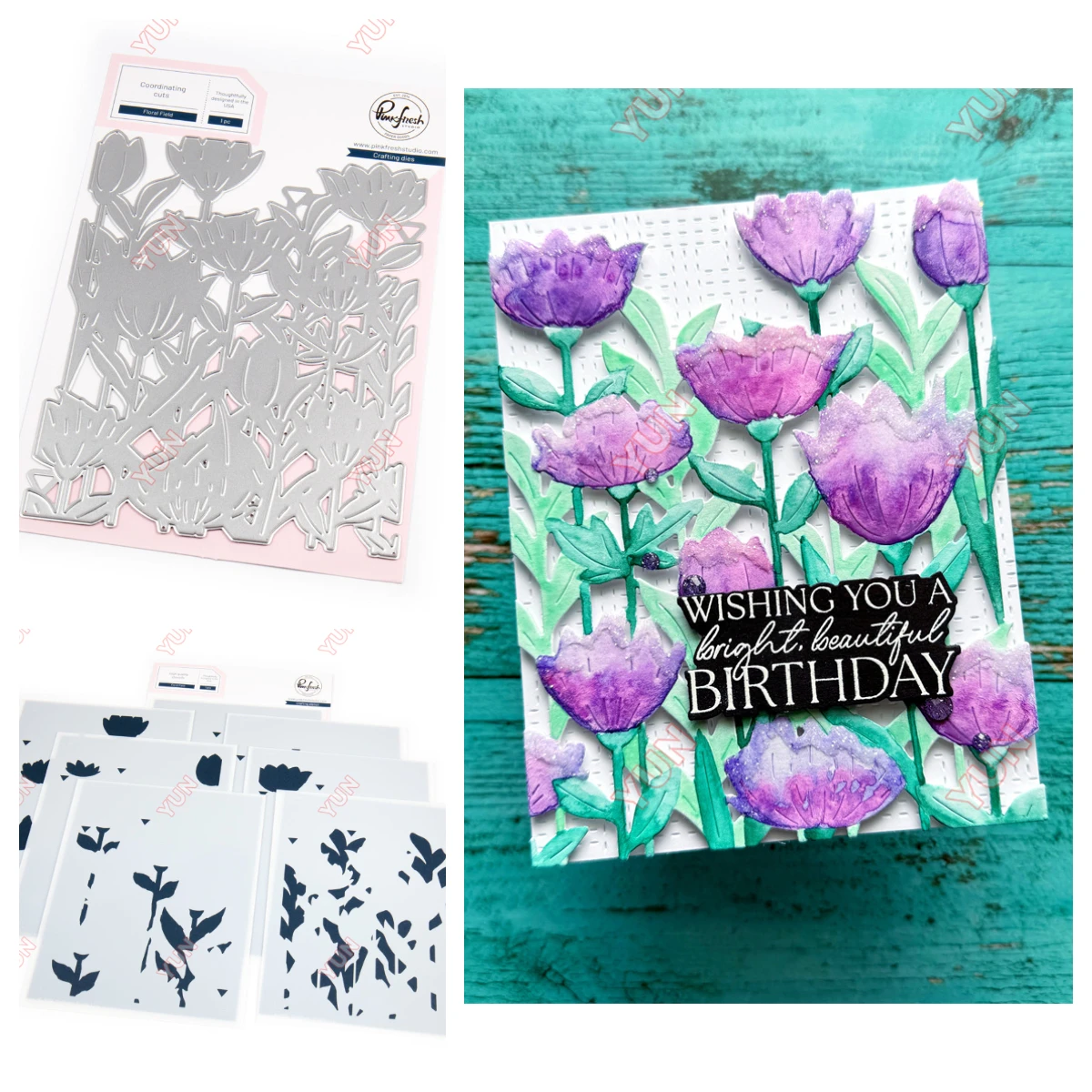 2025 New Carfts Dies Stencil Floral Field Layering Stencils for Scrapbooking Embossing Molds DIY Home Gift Paper Card Album Work