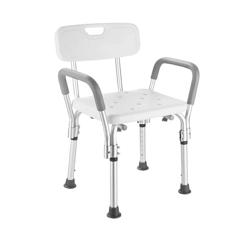 Adjustable Bath Shower Seat Bath Stool Medical Bathroom Chair