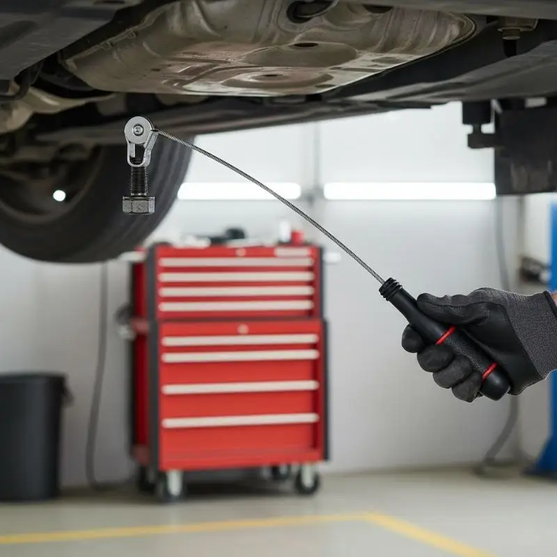 

Magnetic Oil Drain Screw Remover for Automotive Oil Pan Bolt Fast Extraction Simple Car Repair Solution