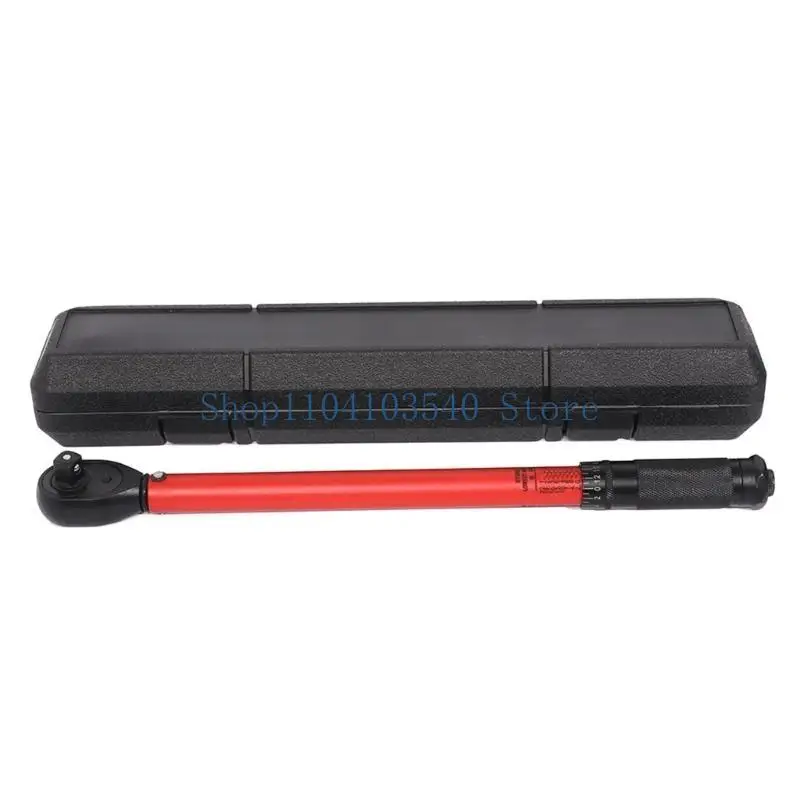 02DC User Friendly Adjustable Torque Wrench, 3-33Nm 10-140Nm 20-230Nm Ranges, Sandblasted Finish Fit for Superior Durability