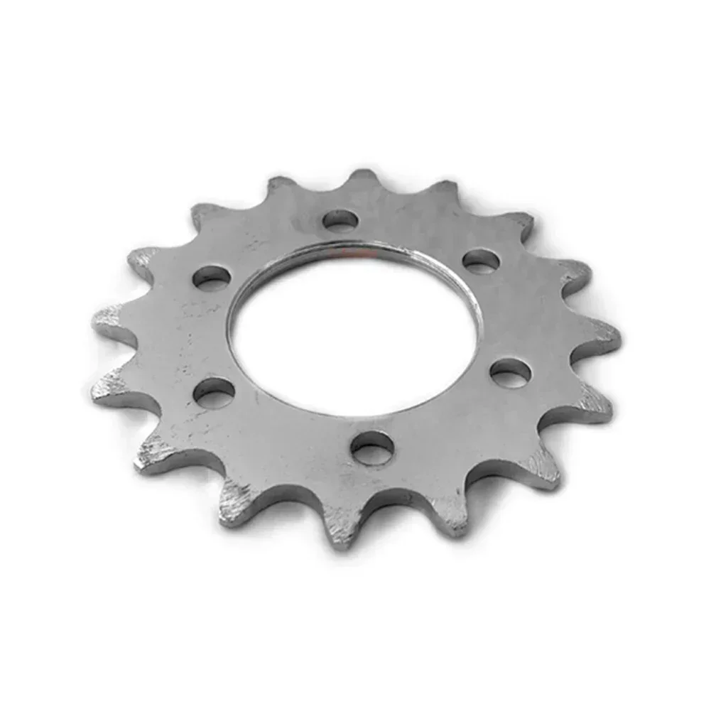 

For Commuting 16T Fixed Gear 16 Teeth Sprocket 1/2"x1/8" Chain Compatible 44mm Brake Disc Mount Electric Bike Accessory