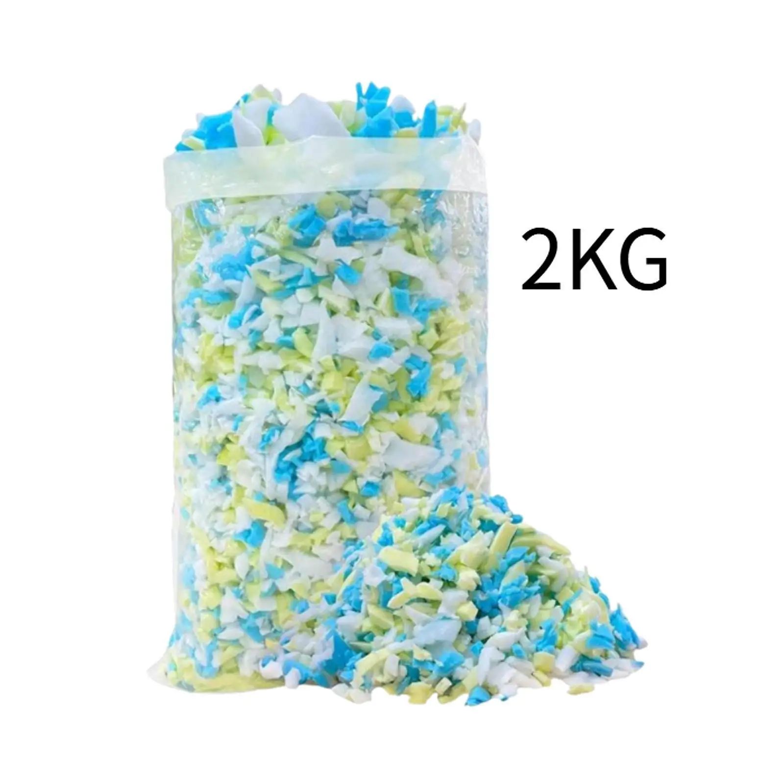 Shredded Memory Foam Filling Multicolor and Irregular Pillow Refill for Dog Beds Lounger Couch Stuffed Animals Chair Cushion