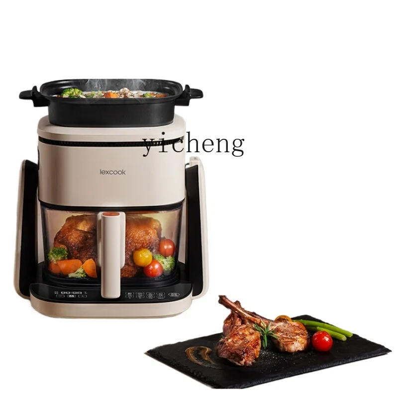 

ZF Air Fryer Flip Household Low-Oil Multi-Function Baking Frying Deep Frying Pan