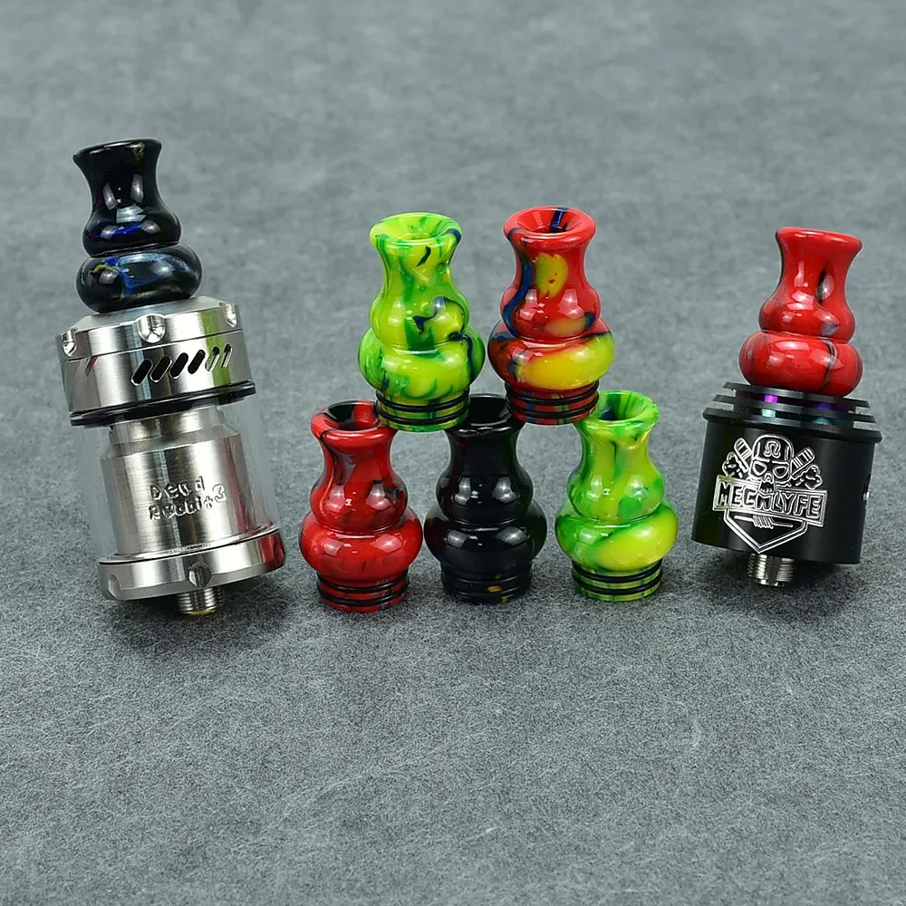 Wolf Coolvape Harz 810 Tropfspitze Vape Mundstück passend für Kylin Mini V2 RTA Zeus X RTA Zigarettenhalter Ersatzspitze