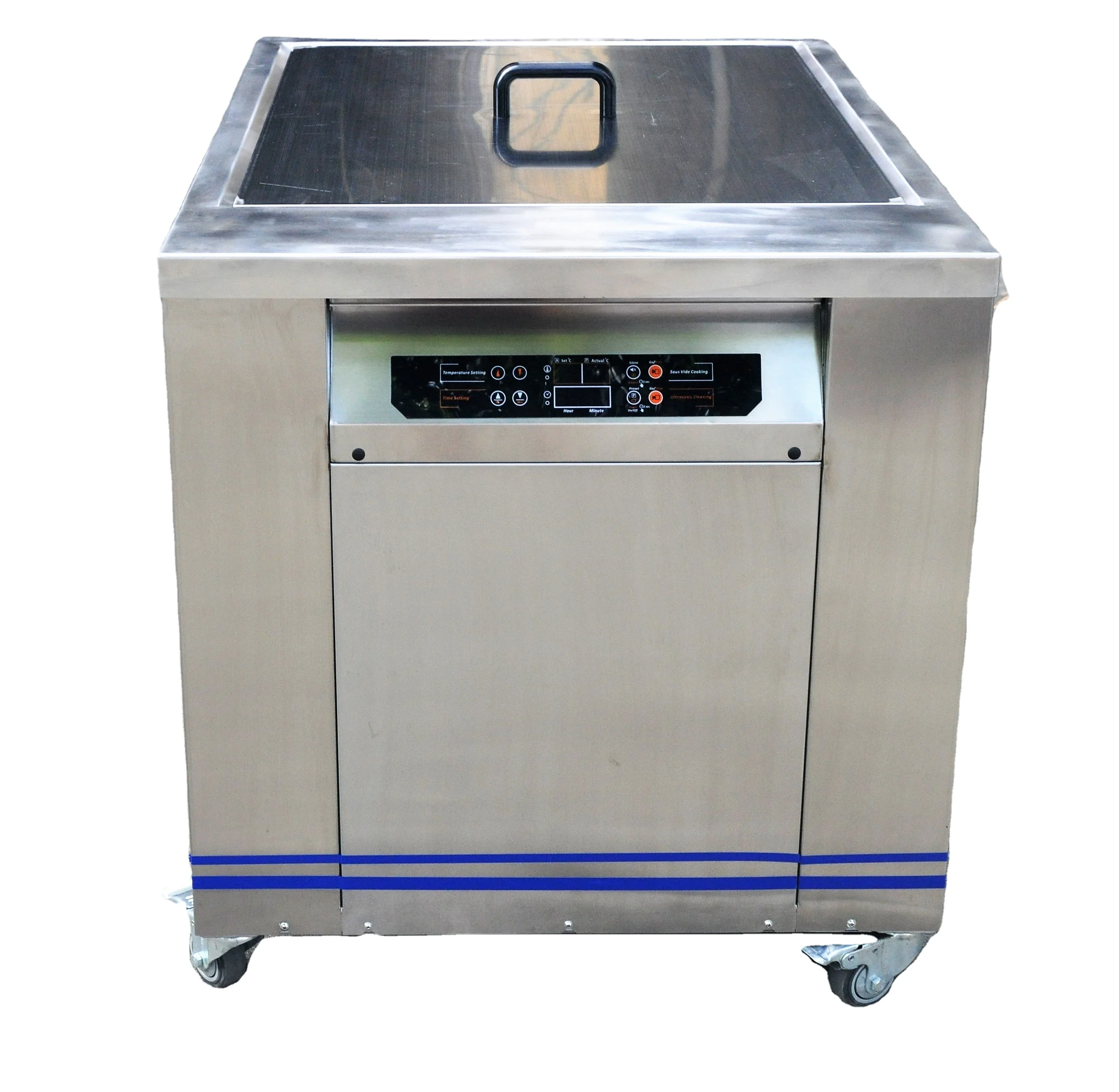 Industrial Central Kitchen mass slow cook production Ultrasonic add for Even heat Better Taste 250L Sous Vide commercial cooker