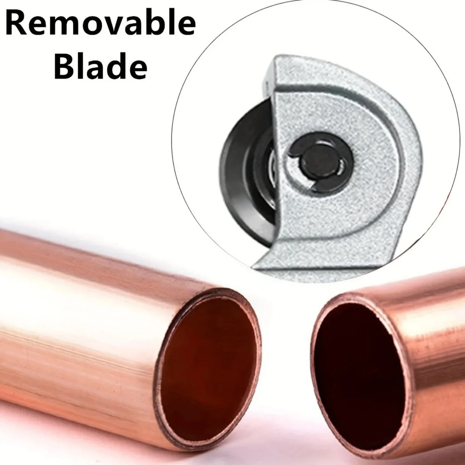 Mini-Rohrschneider für Außendurchmesser 1/8"-3/4" (3-19MM) Kompakter Schneider für Kupfer, Aluminium, Messing, Kunststoff, mit Austauschbarem Schneidrad – Detail 4