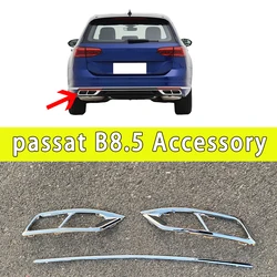 For Passat B8 Variant 2020 2021 2022 2023 Chrome Decorative Strip Rear Bumper Passat B8.5 sedan Car Accessories