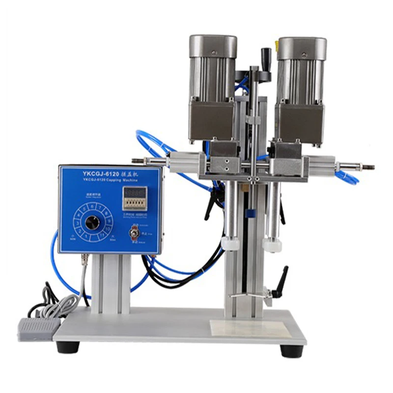 Duckbill Capping Machine Pneumatische Automatische Capping Machine Cosmetische Capping Machine Spuitfles Capping Machine 50-90Mm