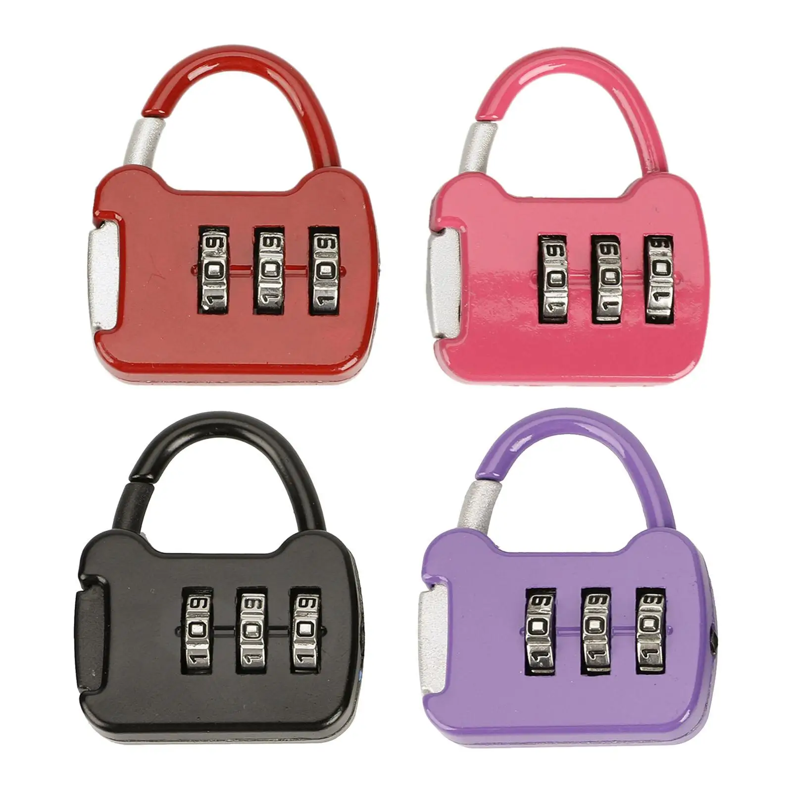 3 Digit Combination Lock Cabinet Lock Zinc Alloy Combination Locker Lock for Case Fence Sports Locker Office School Gym Locker