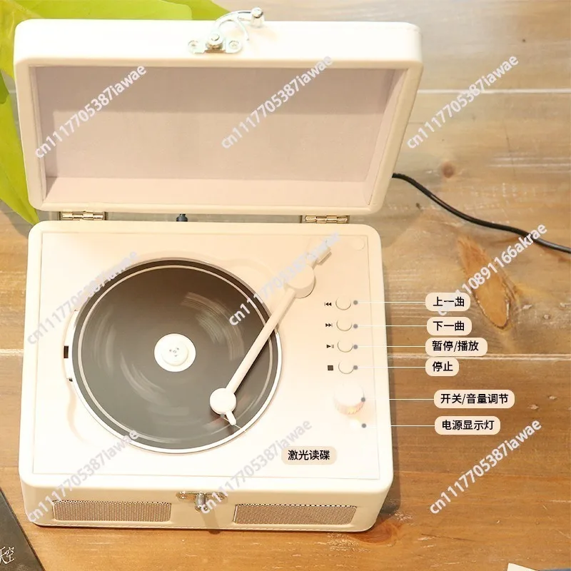 CD player retro Bluetooth multi-function U disk TF memory, sound quality portable disc CD player mini gift