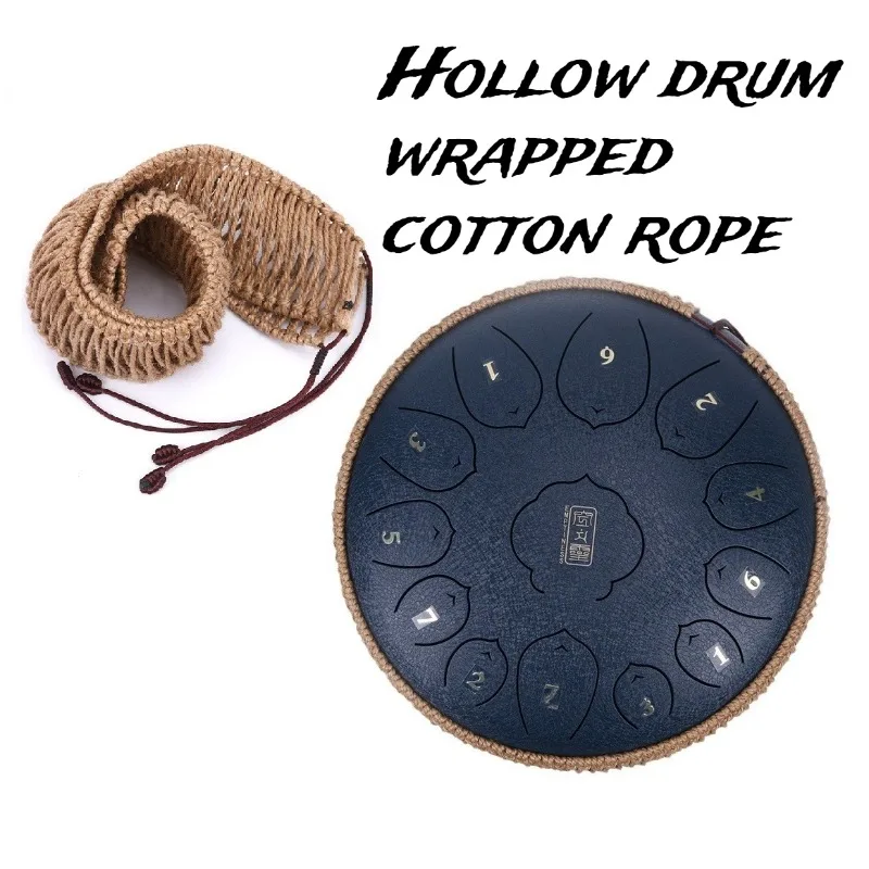 Suitable for 13/15 Tones Hand Decorating Steel Tongue Drum Hemp Rope Hand Drum Weaving Rope Loop Accessories