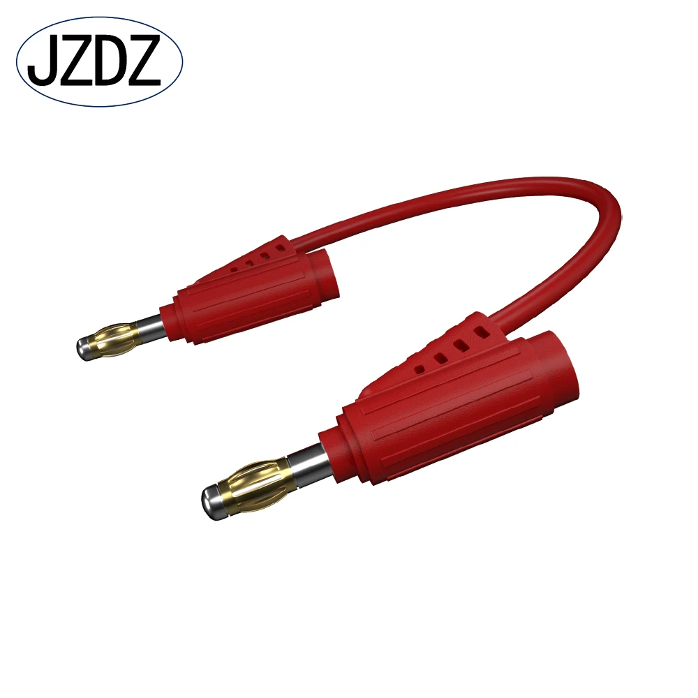 Imagem -06 - Jzdz-gold-plated Power Test Wire mm Dual Banana Plug Faça Você Mesmo Acessórios para Ferramentas Elétricas J.70084a