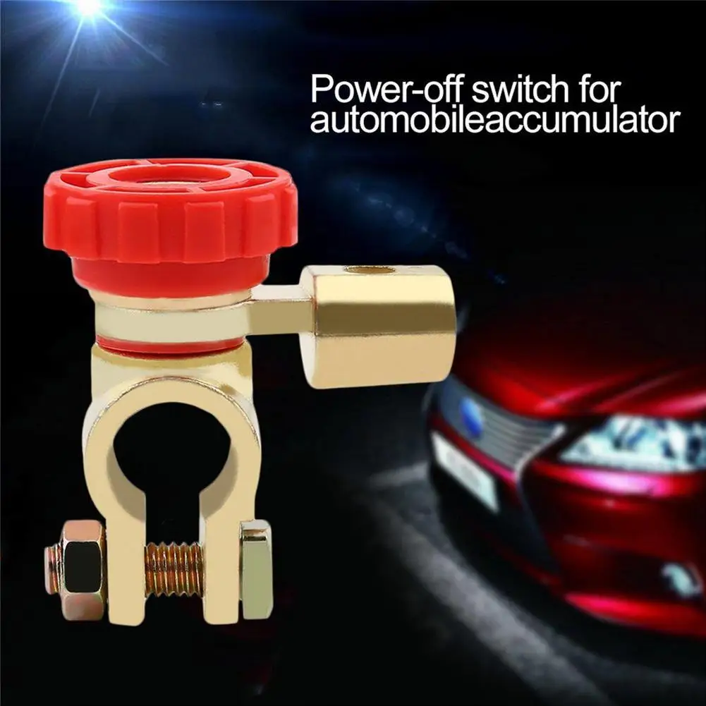 Car Battery Disconnect Switch Car Battery Power Terminal Link Switch Off Switch Cut Isolator Vehicle Dropship Accessories