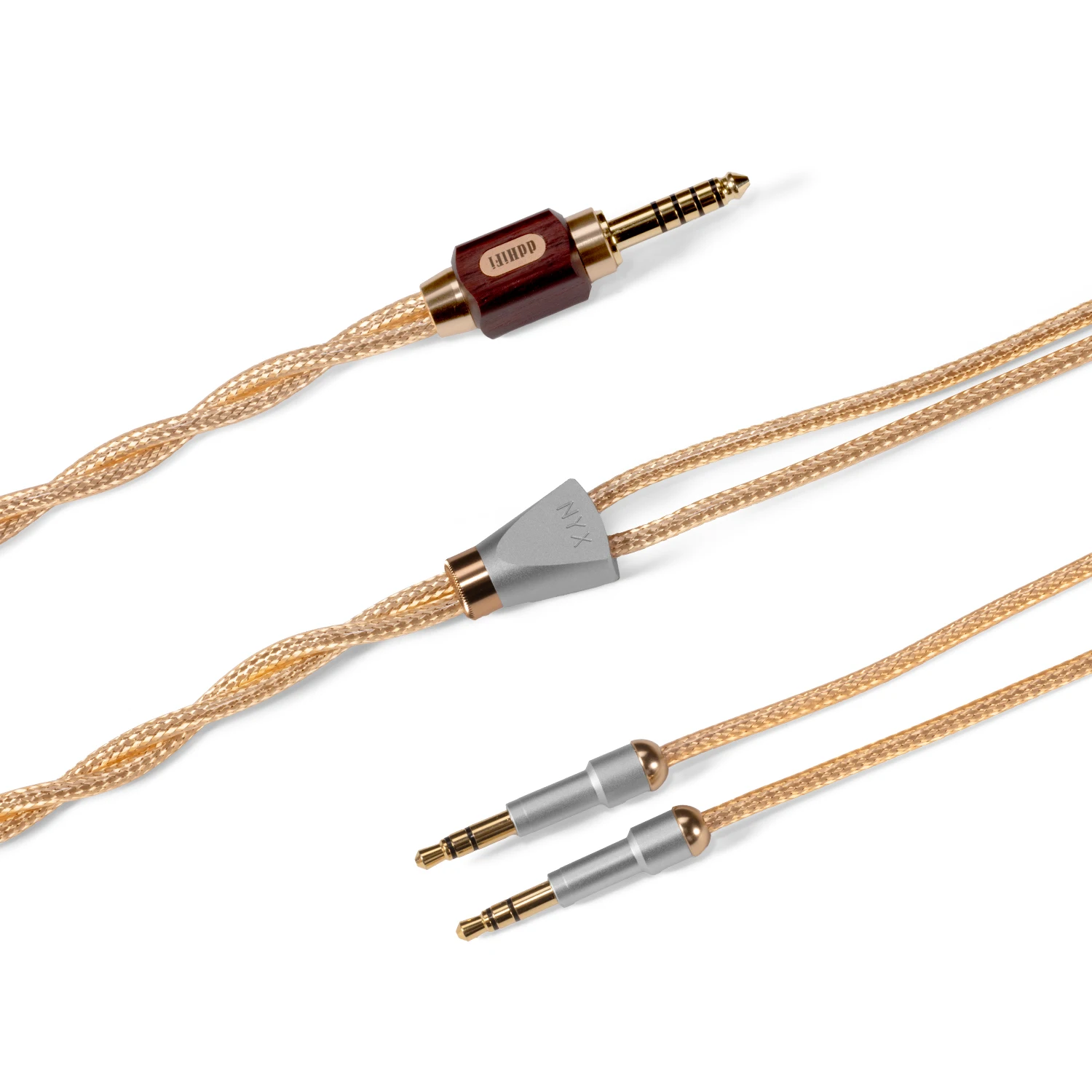 DD ddHiFi BC150G 4,4 mm gebalanceerde hoofdtelefoon-upgradekabel Zilver OCC koperen zwevende afscherming voor Sennheiser Focal AT Sony & meer