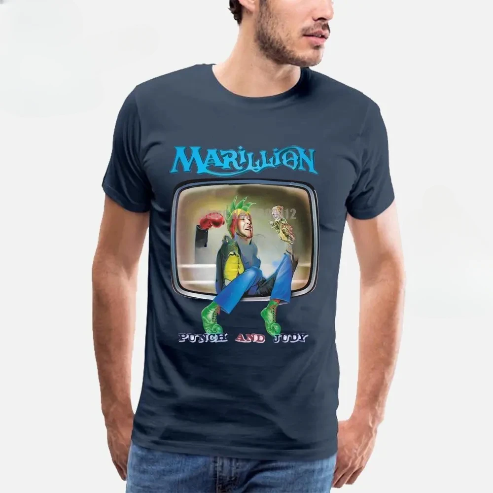 

New fashion heavyweight Hot Sale vintage Summer Marillion Punch And Judy 84 Rock Punk Retro Vintage Hipster Unisex T Shirt 379