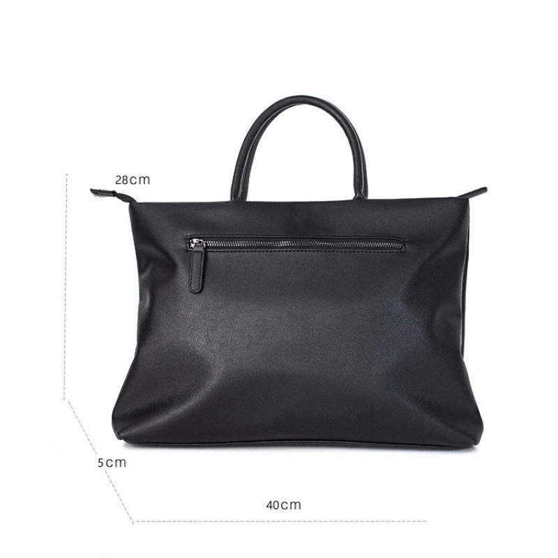 Luxury Handbags Men Briefcase Fashion Business Men's Top-Handle Bags With Shoulder Strap Crossbody Bags Ultra-thin Laptop Bag