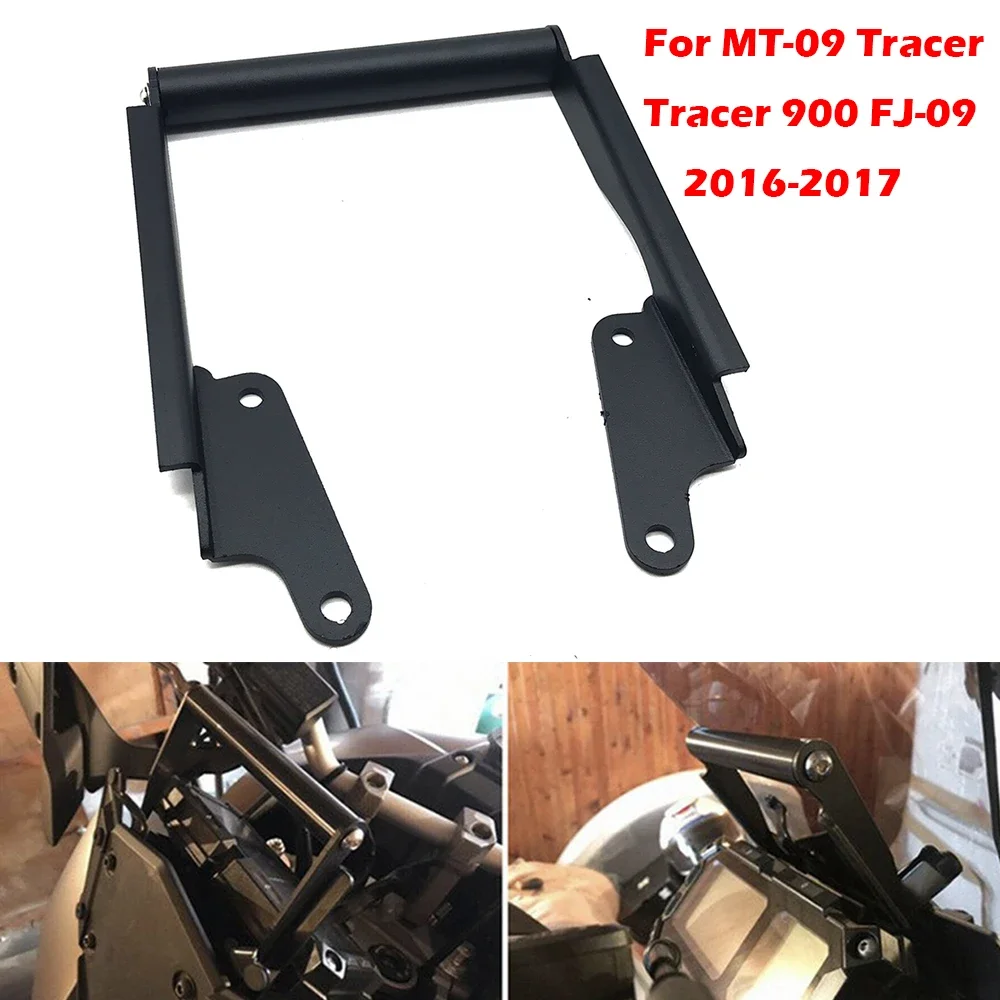 For YAMAHA MT-09 MT09 Tracer 900 FJ-09 FJ09 2016-2017 Motorcycle Navigation Bracket GPS Phone Holder Levers Accessories