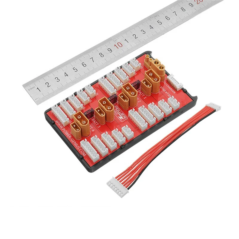 2-IN-1 XT30 XT60 Parallel Charging Board Supports 4 Packs 2-6S Lipo Battery for RC Models Multicopter Part HOT