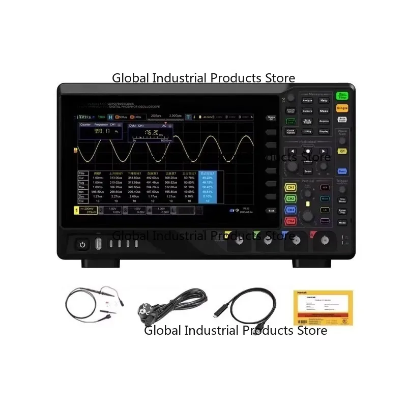 DPO7504U 500MHz Digital Oscilloscope 24-Channel 5-IN-1 Signal Source with 10.1-inch Touch Screen Multifunctional Test Equipment