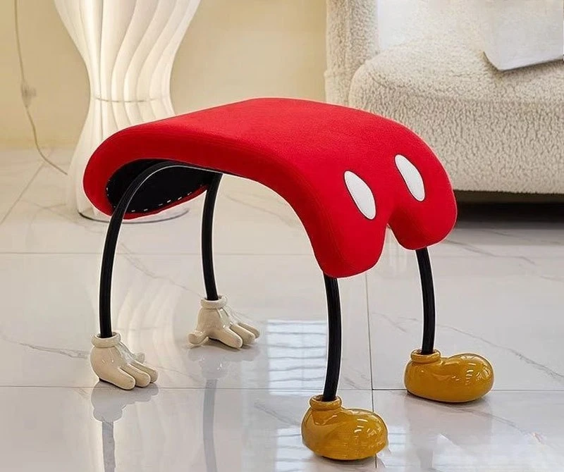 

Lower waist stool Home creative low stool Living room decorative Seat shoe changing stool