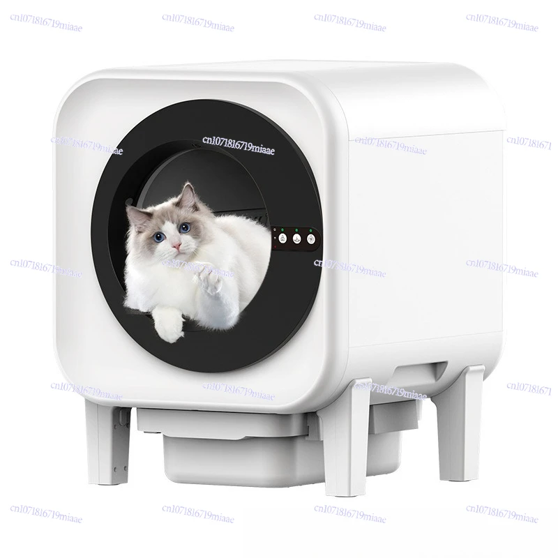 Pet smart cat litter box Fully automatic cleaning, fresh air purification and deodorization Fully enclosed cat litter box