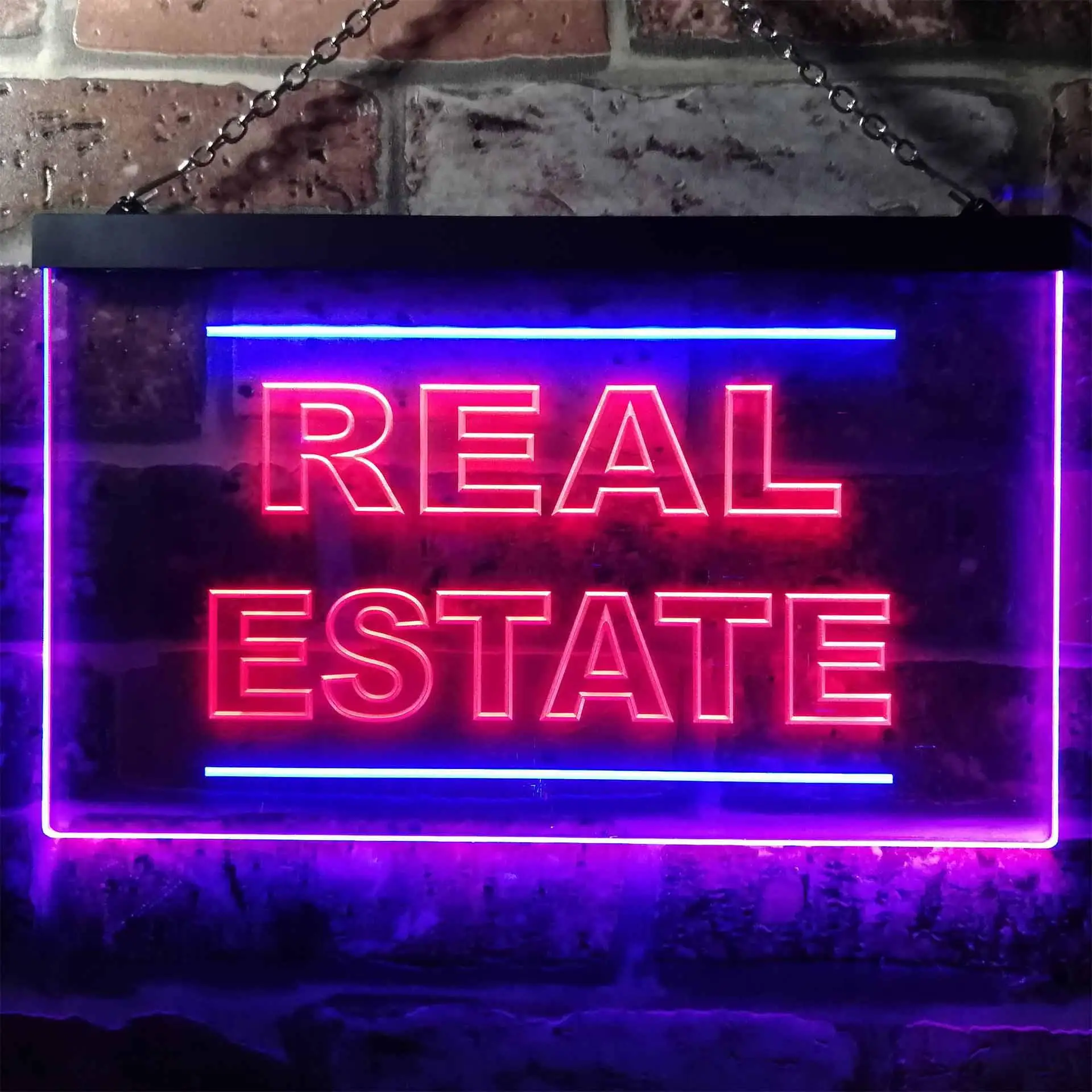 Real Estate Dual Color Led Neon Sign st6-i0610